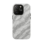 Silver Mist Marble iPhone Case with MagSafe - Shamo's