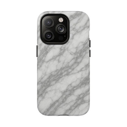 Silver Mist Marble iPhone Case with MagSafe - Shamo's