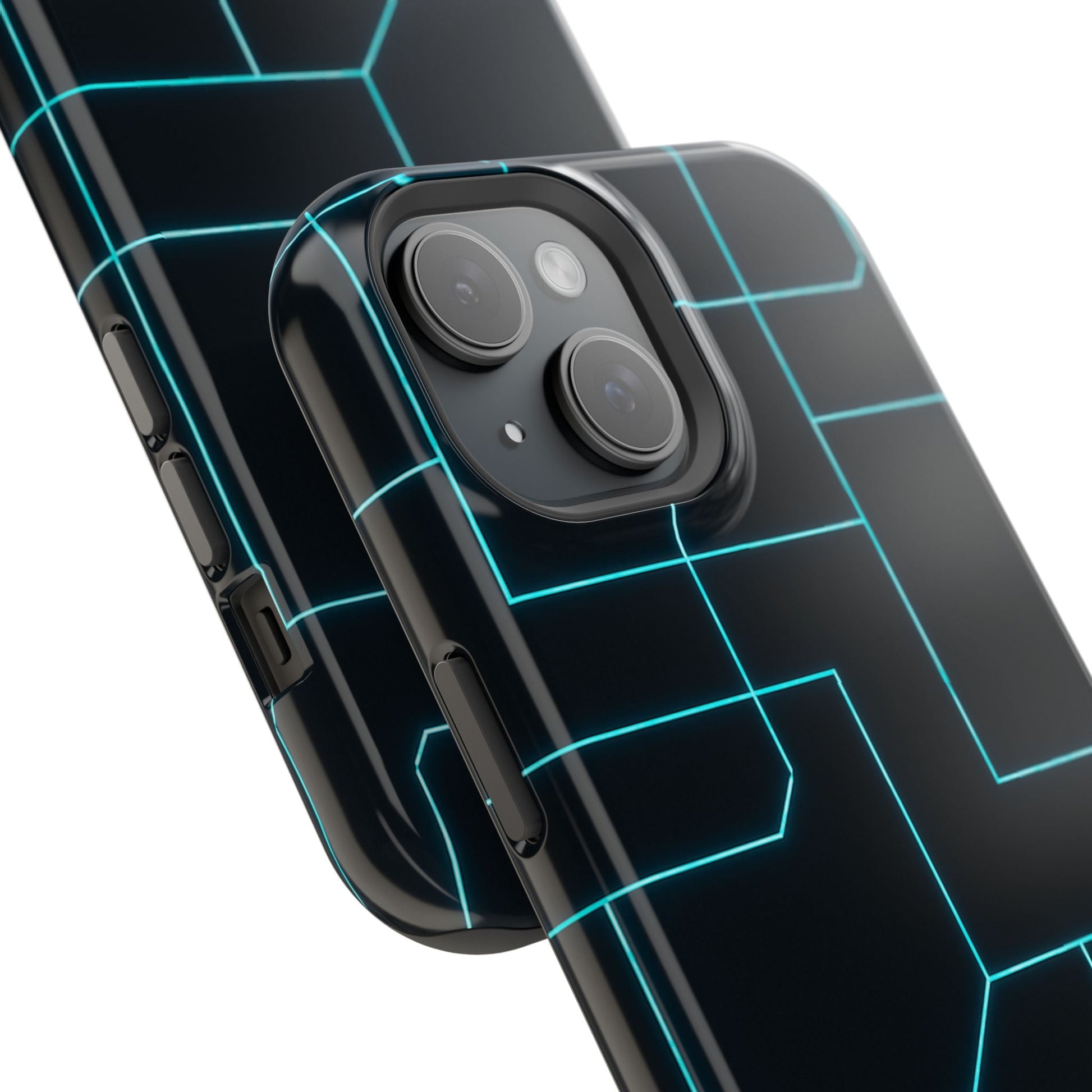 Neon Grid Magnetic Impact-Resistant iPhone Case | MagSafe compatible  Shamo's