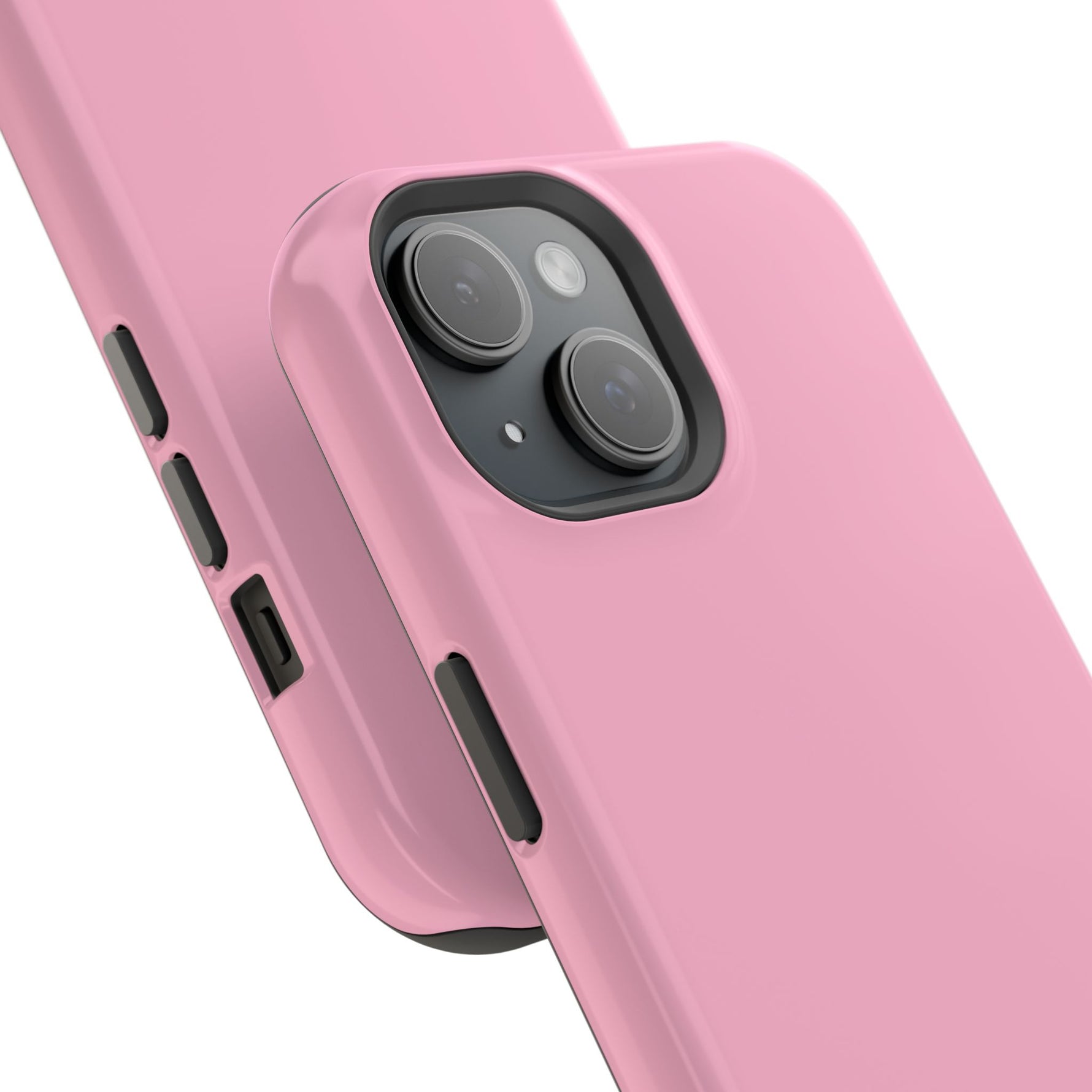 Cotton Candy Pastel Pink Impact-Resistant Phone Case | Slim Protective MagSafe-Compatible Cover