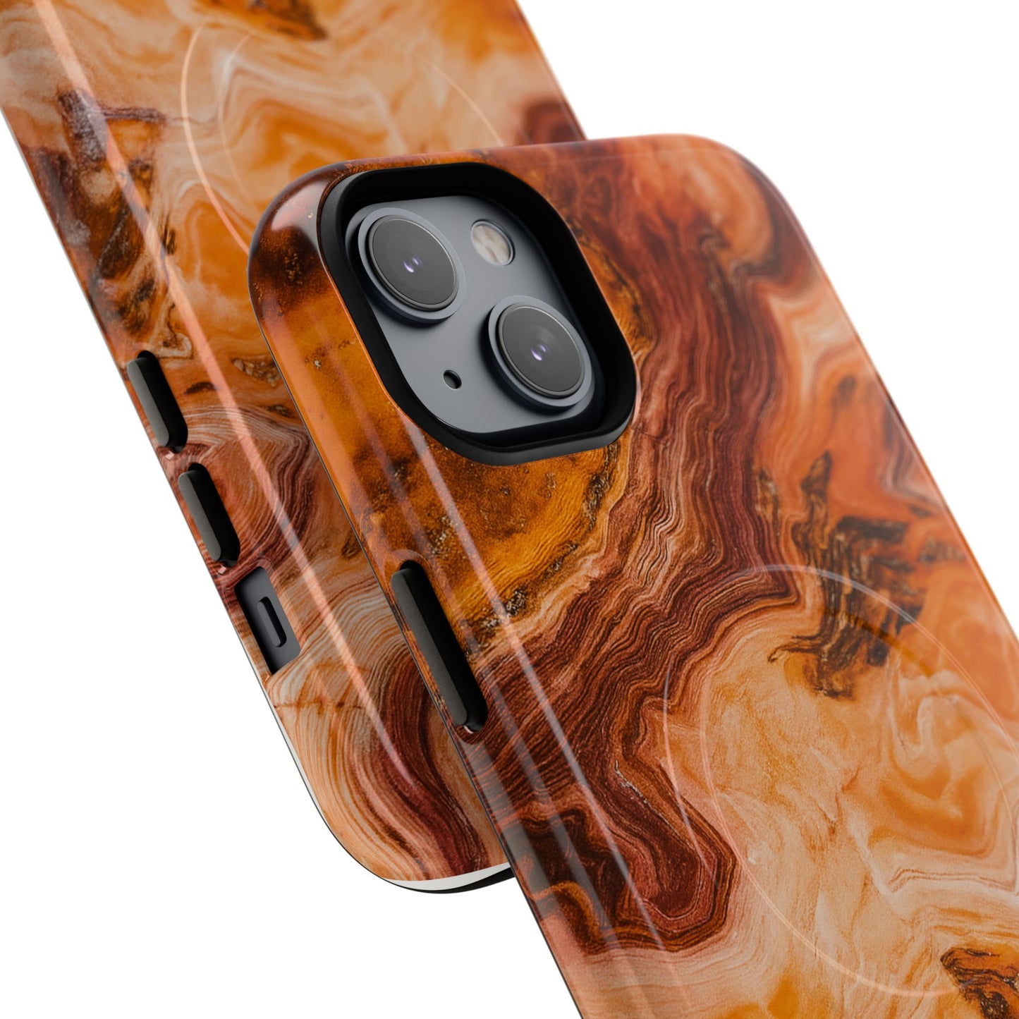 Amber Agate Marble iPhone Case — compatible with MagSafe