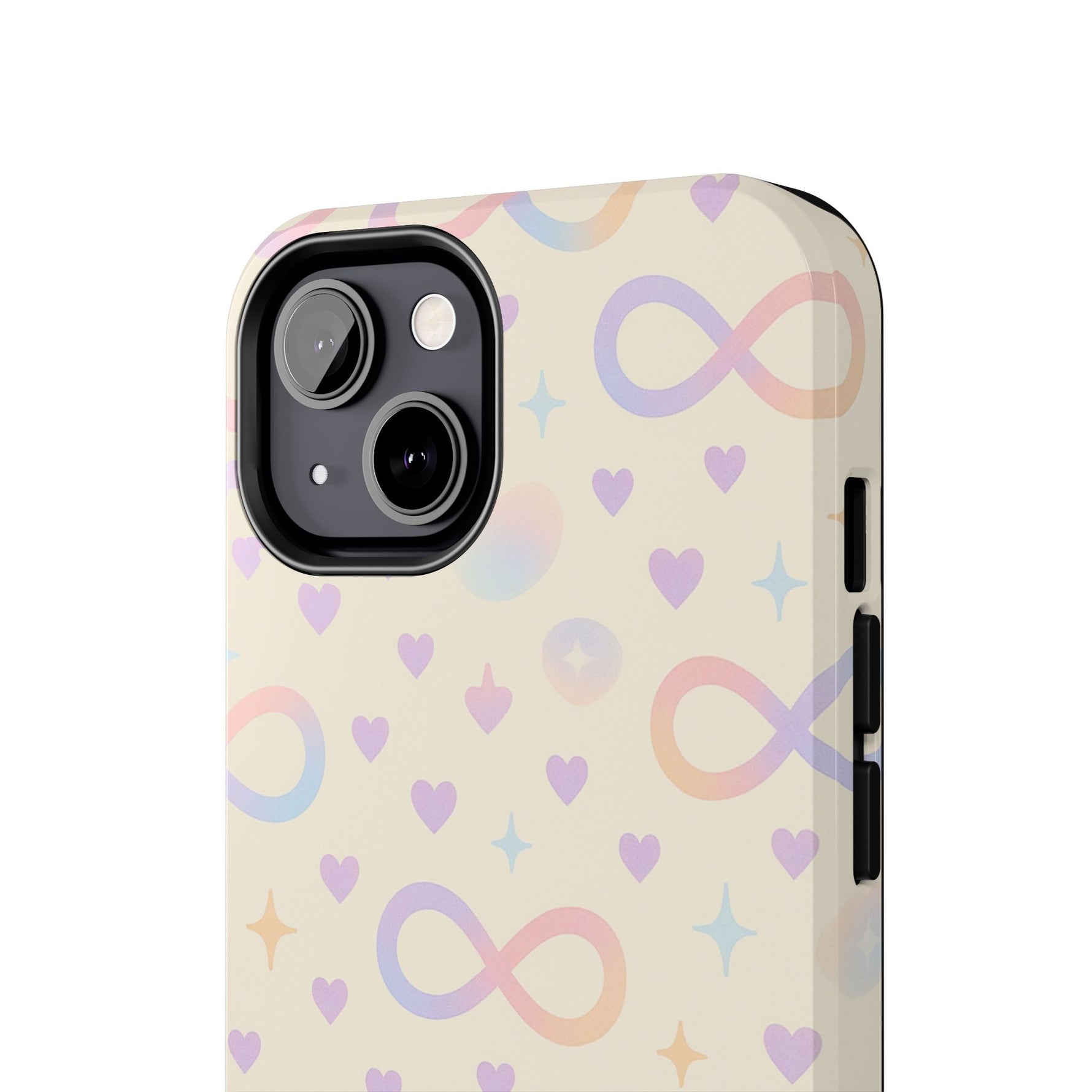 Infinity Pattern Tough Phone Case — Pastel Hearts & Stars  Shamo's