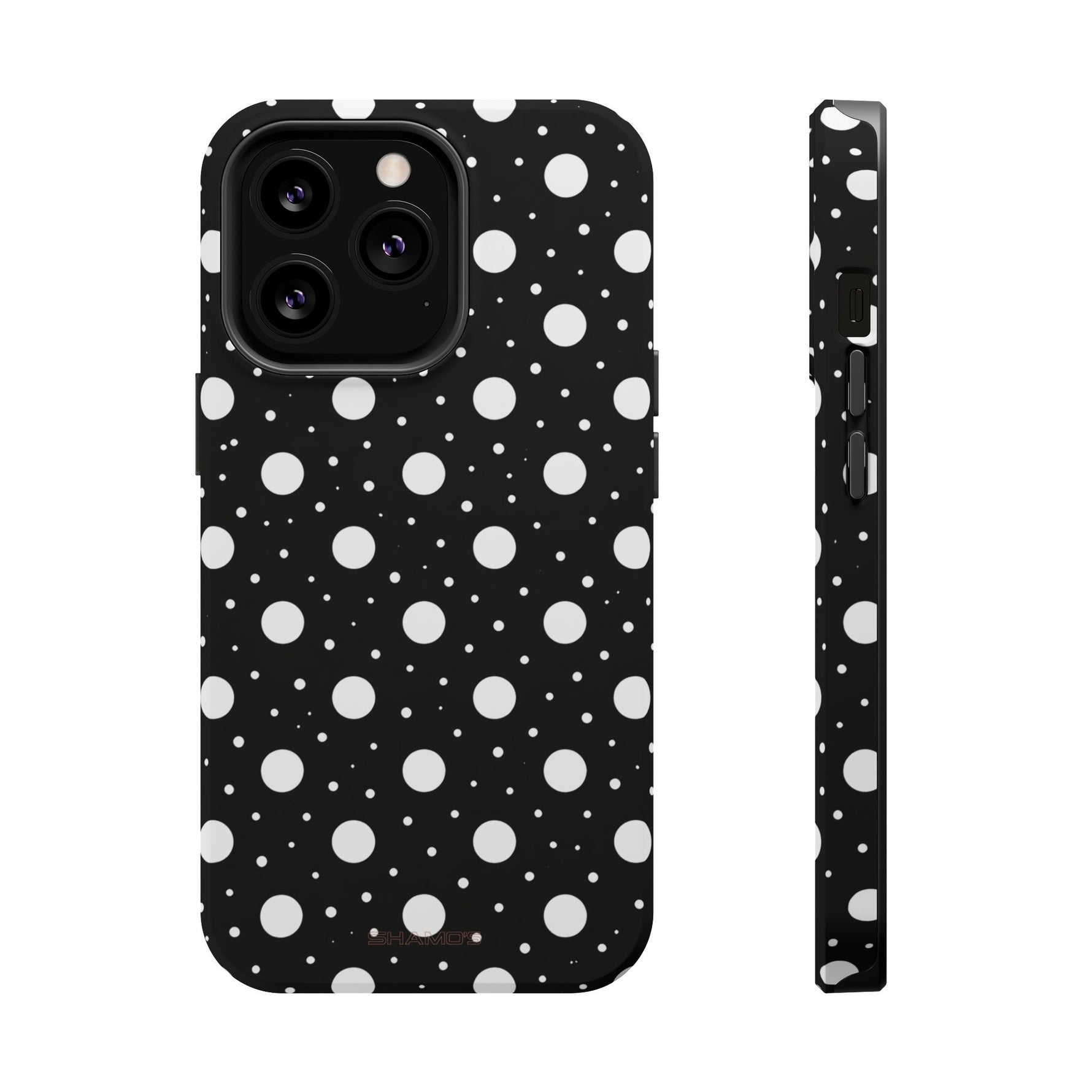 Polka Dot Impact-Resistant iPhone Case | MagSafe