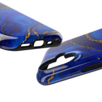 Blue Gold Marble Phone Case  Shamo's