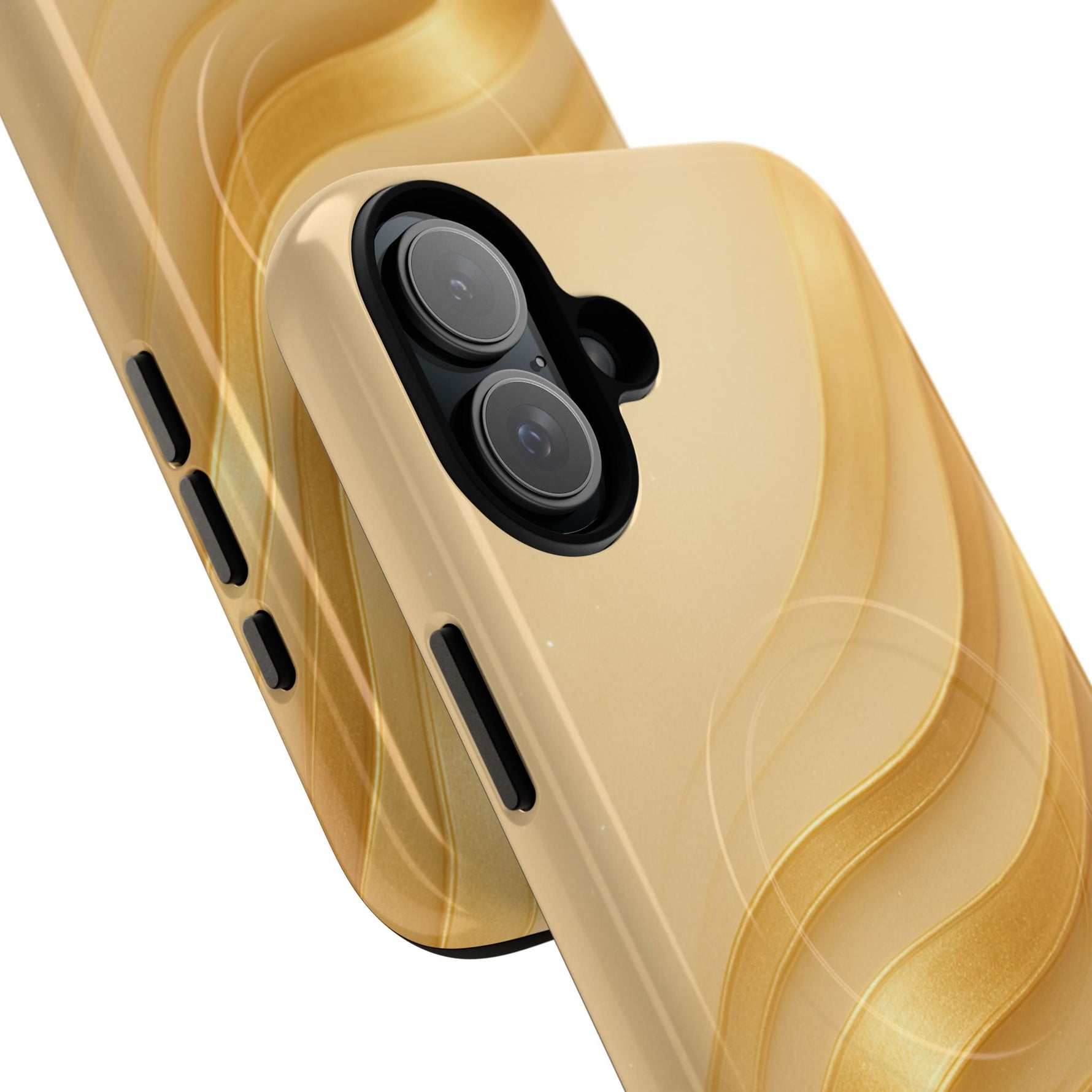 Luxury Series Golden Aura iPhone Case compatible with MagSafe  Shamo's