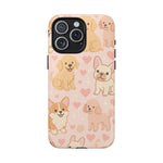 Puppies & Hearts iPhone Case compatible with MagSafe - Shamo's
