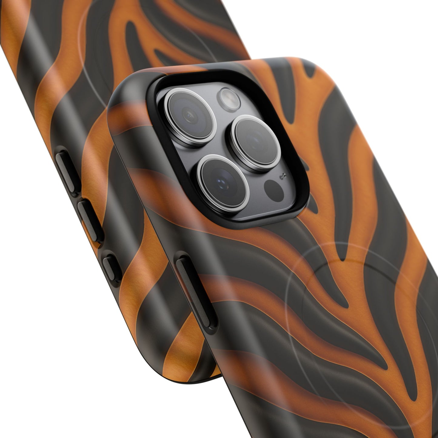 Fierce Tiger Striped iPhone Case - Works with MagSafe