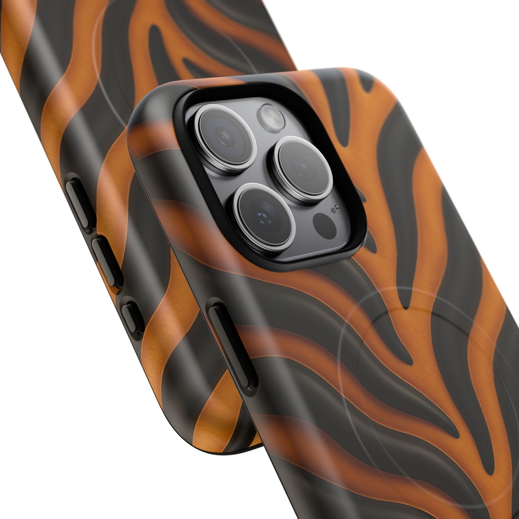 Fierce Tiger Striped iPhone Case - Works with MagSafe - Shamo's