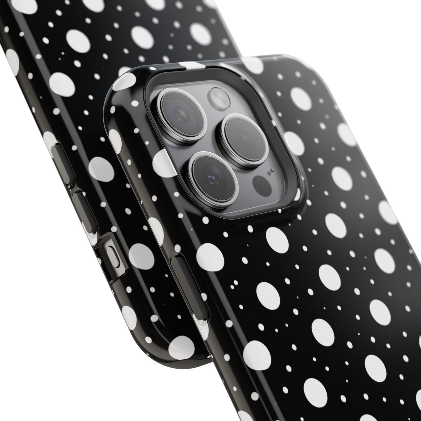 Polka Dot Impact-Resistant iPhone Case | MagSafe