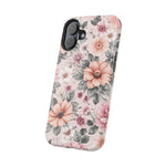 Floral Impact-Resistant Magnetic Phone Case