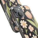 Floral Impact-Resistant Clear iPhone Case  Shamo's