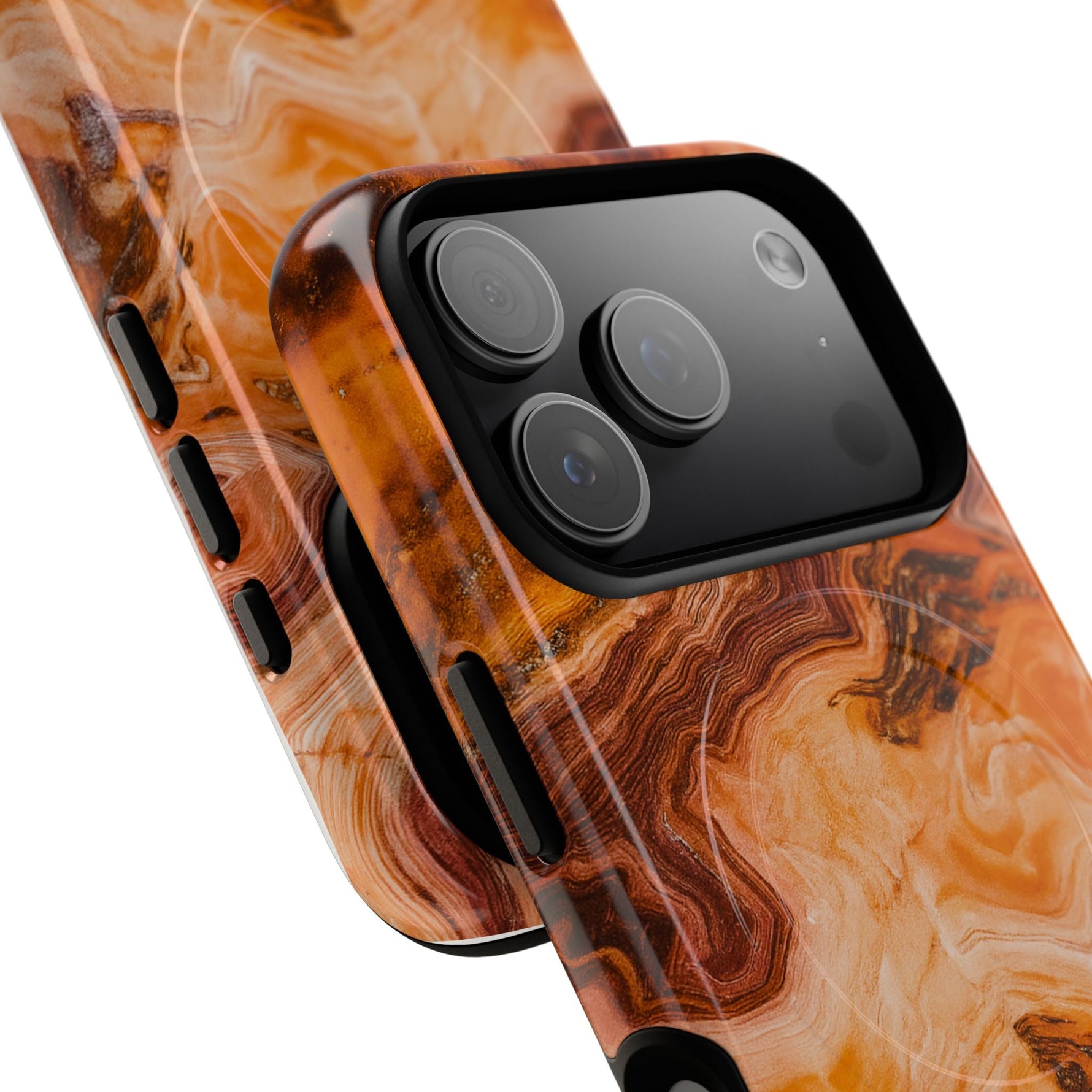 Amber Agate Marble iPhone Case — compatible with MagSafe  Shamo's