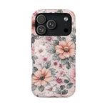 Floral Impact-Resistant Magnetic Phone Case