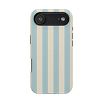 Blue Strips Pattern iPhone Case Compatible with MagSafe - Shamo's
