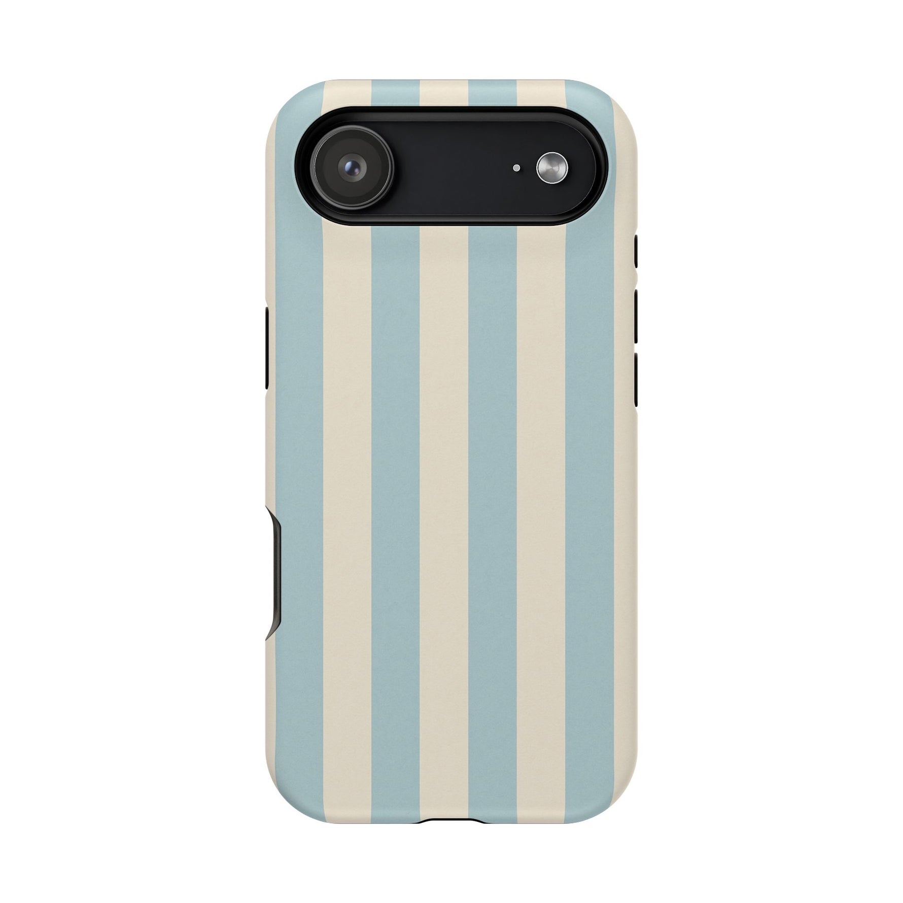 Blue Strips Pattern iPhone Case Compatible with MagSafe - Shamo's