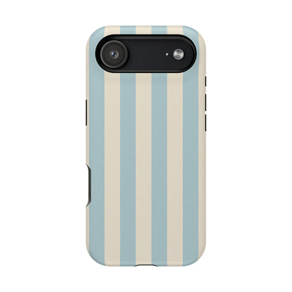 Blue Strips Pattern iPhone Case Compatible with MagSafe
