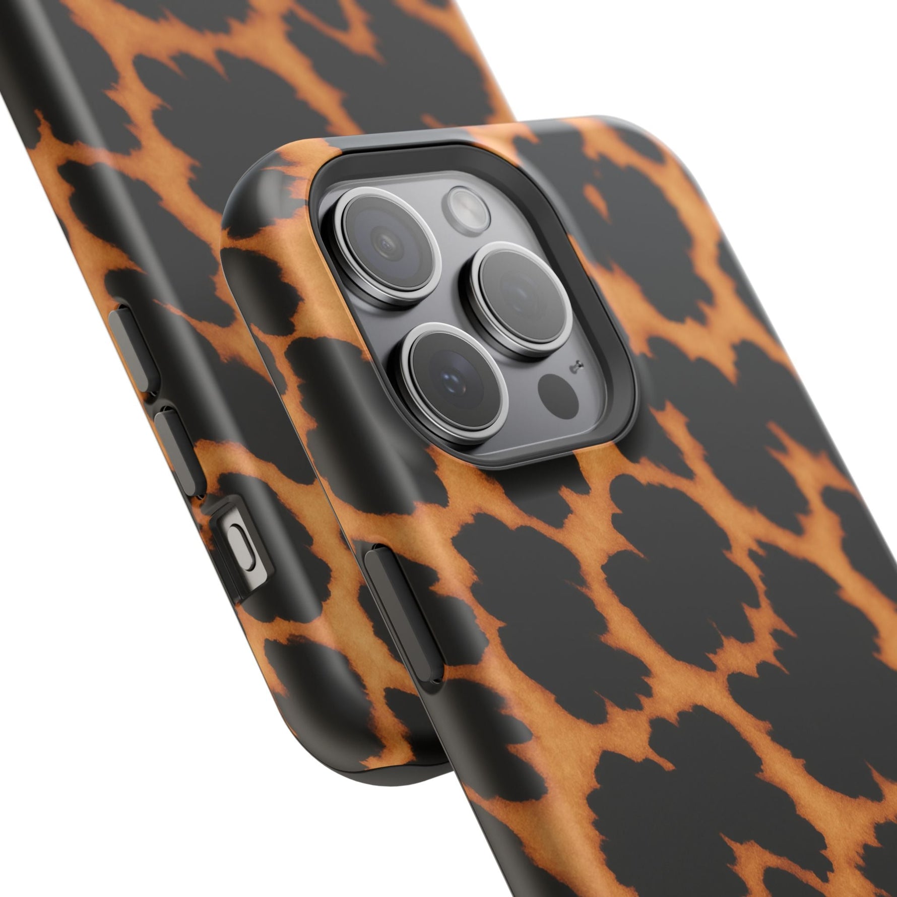 Leopard Print Impact-Resistant iPhone Case with MagSafe Compatibility  Shamo's