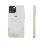 Personalizable Biodegradable Custom Phone Case | Add your own Photo and Text - iPhone 13 Mini - Shamo's