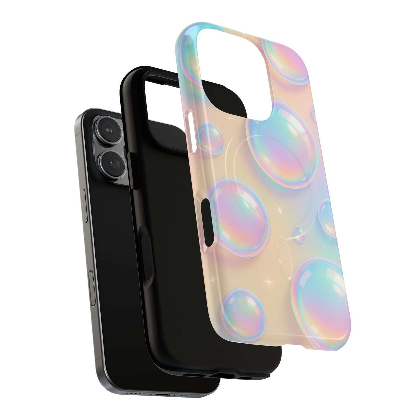 Holographic Bubble iPhone Case - with MagSafe