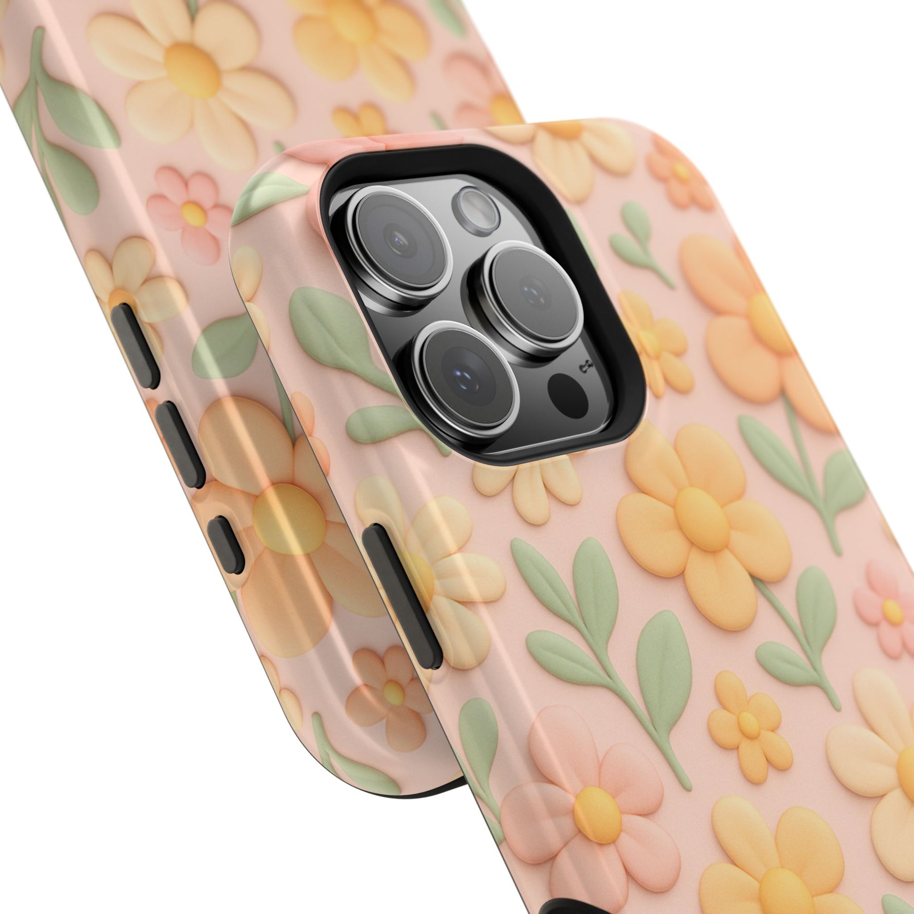 Vintage Floral 3D iPhone Case | MagSafe Compatible - Shamo's