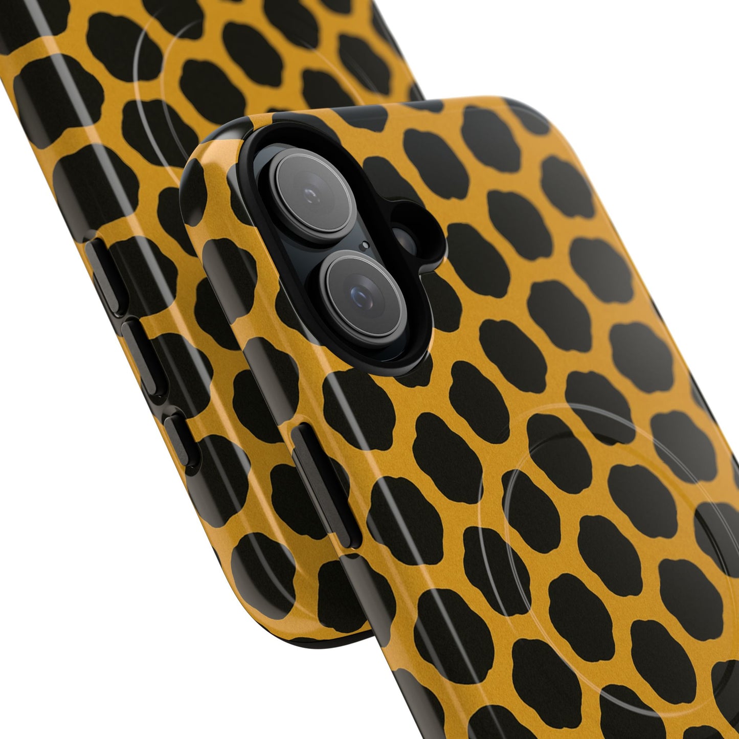 Stylish Leopard Pattern Magnetic iPhone Case | Compatible with MagSafe