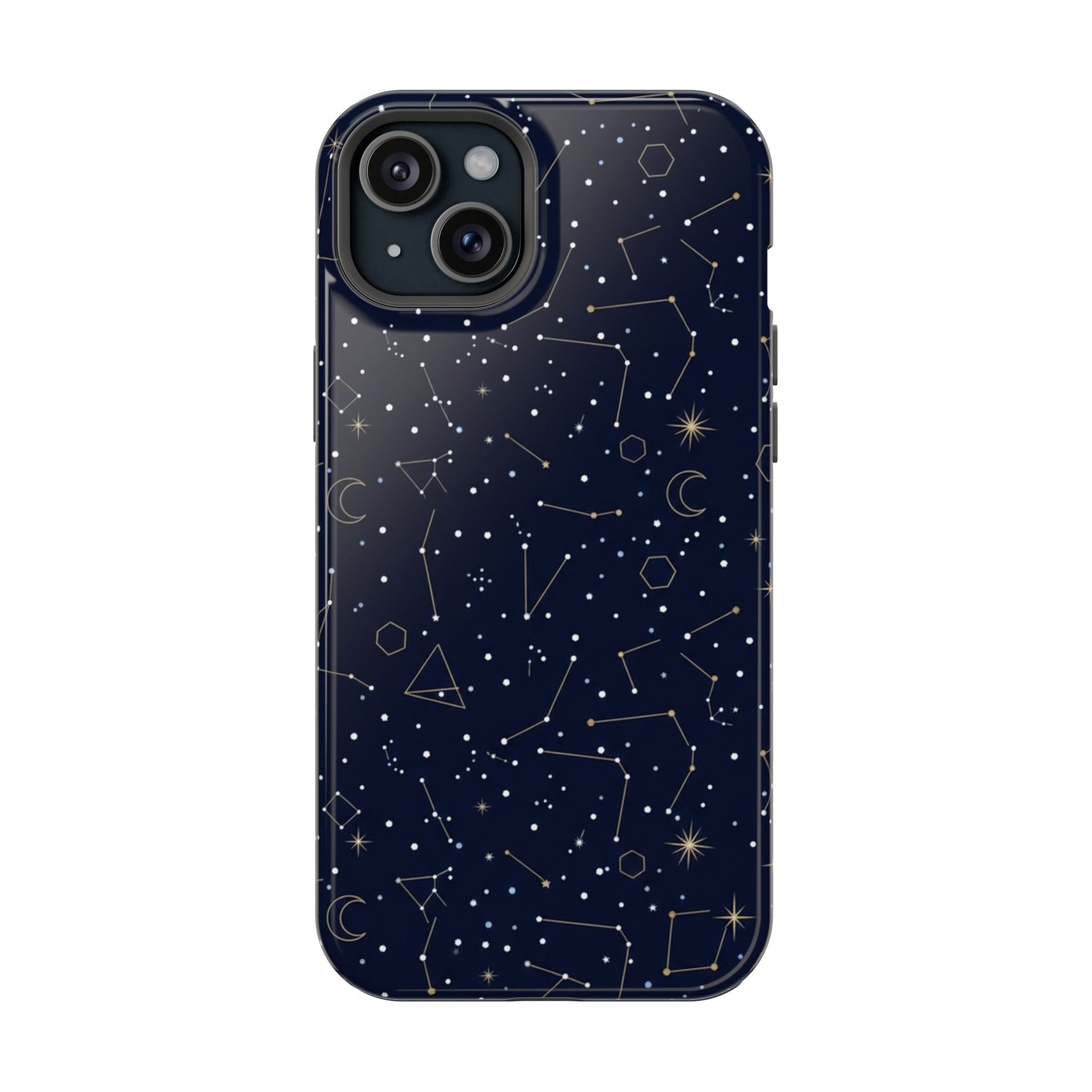 Constellation Night Magnetic Impact-Resistant Phone Case with MagSafe - iPhone 15 Plus / Glossy - Shamo's