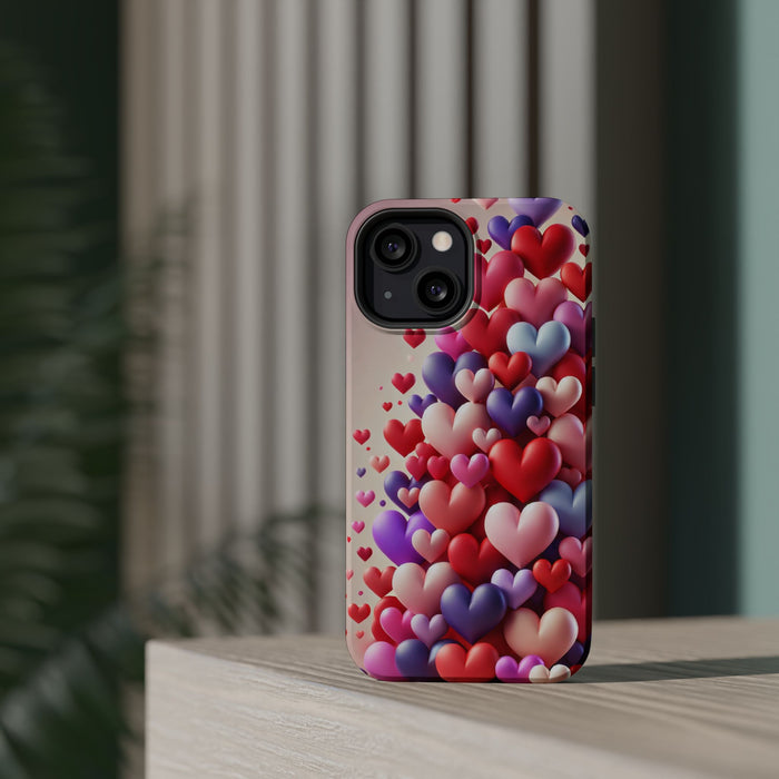 Shamo's Phone Case | MagSafe Compatible | Love Hearts Theme for iPhone 17 and more