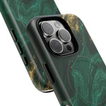 Emerald Marble with Gold Veins iPhone Case | with MagSafe  Shamo's