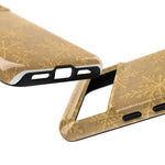 Golden Snowflake Holiday iPhone Case  Shamo's