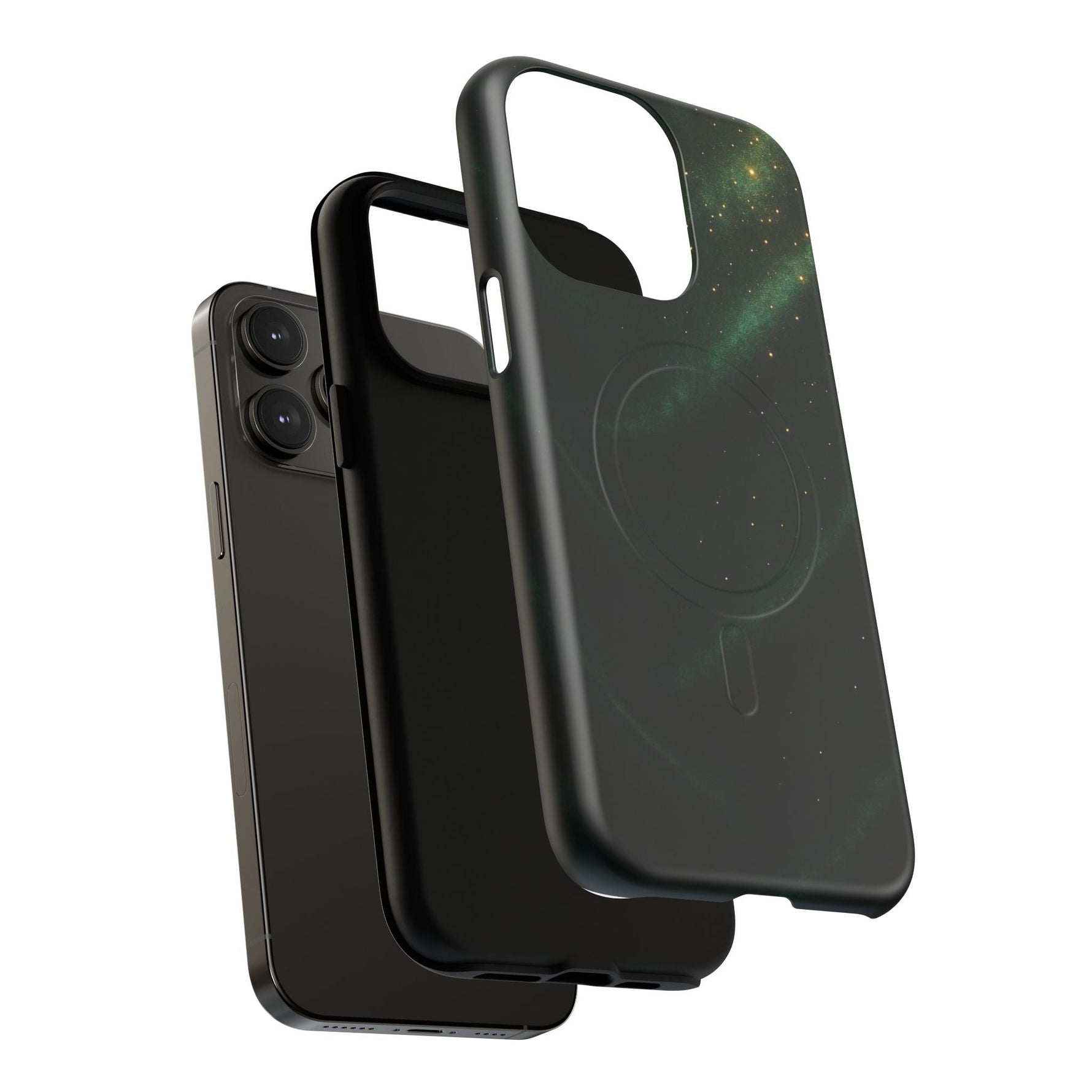 Luxury Series Emerald Galaxy iPhone Case with MagSafe  Shamo's