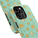 Cookie & Coffee Pattern Tough iPhone Case — Impact-Resistant  Shamo's