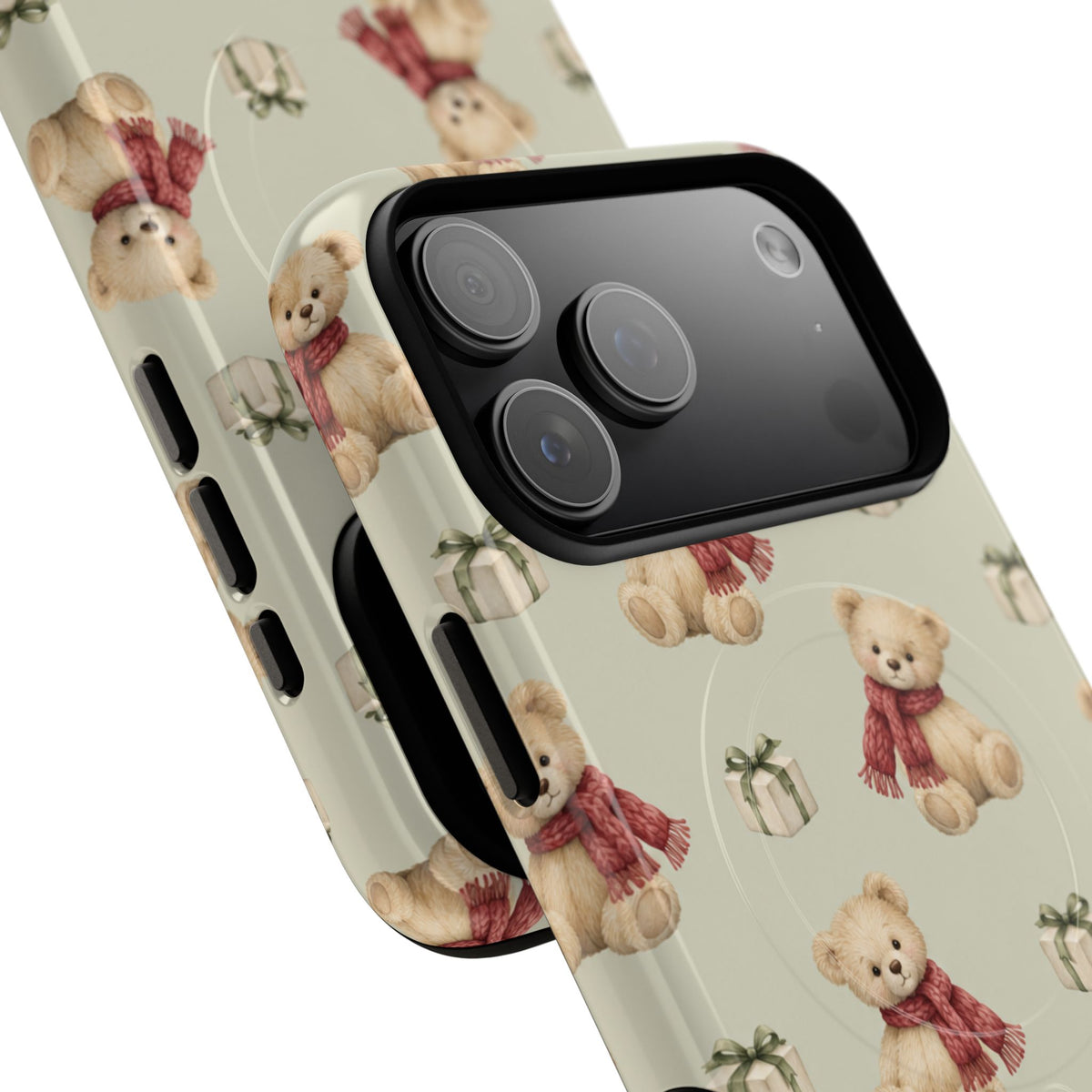 Teddy Bear on Holidays iPhone Magnetic Case with MagSafe