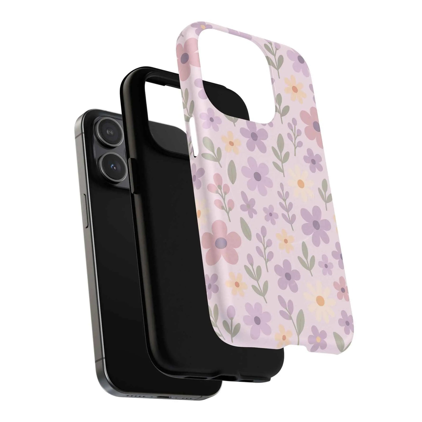 Floral Pattern | Compatible with MagSafe iPhone Case