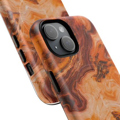 Amber Agate Marble iPhone Case — compatible with MagSafe - Shamo's