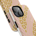 Pink Gold Leopard iPhone Case compatible with MagSafe - Shamo's