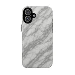 Silver Mist Marble iPhone Case with MagSafe - Shamo's