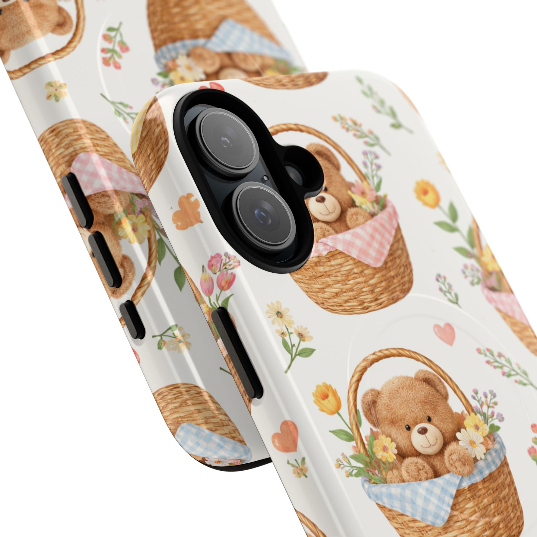 Teddy Berry Basket iPhone Case with MagSafe