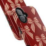 Holiday Red Bow iPhone Case — Impact‑Resistant iPhone Cover with MagSafe compatibility  Shamo's
