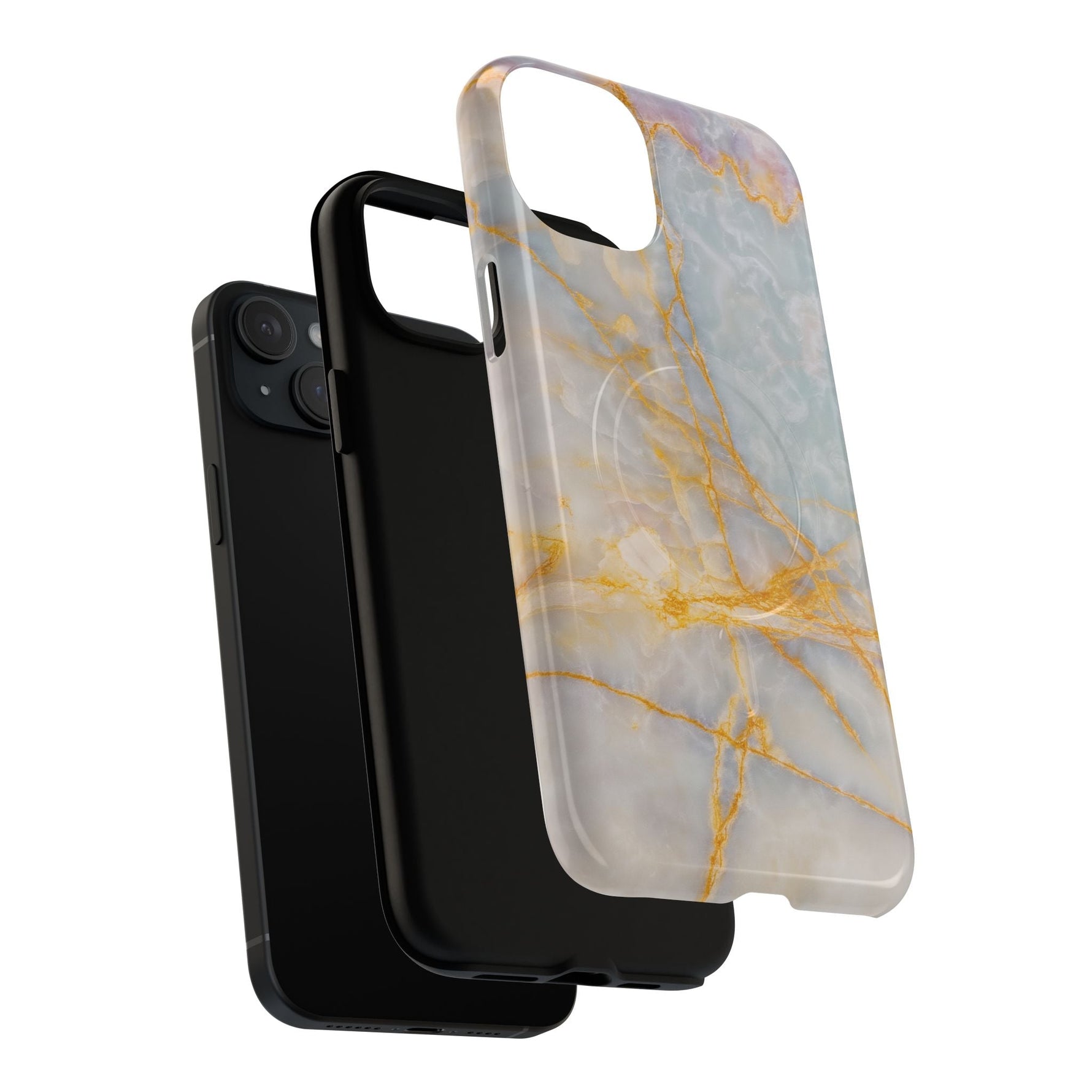 Marble Gold Vein iPhone Case (MagSafe Compatible)  Shamo's