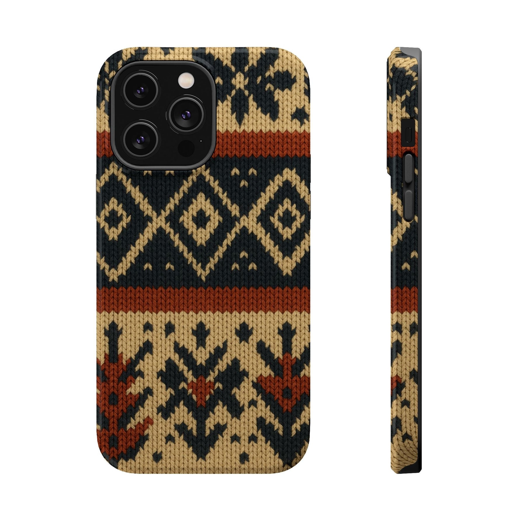 Nordic Knit Pattern MagSafe Impact-Resistant iPhone Case  Shamo's iPhone 14 Pro Max / Glossy