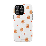 Strawberry Teddy iPhone Case with MagSafe