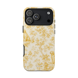 Golden Retriever Pattern Phone Case — Impact Resistant Tough Cases - iPhone 17 Pro Max / Glossy - Shamo's