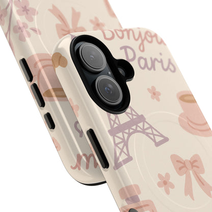 Chic Parisian iPhone Case - with Eiffel Tower Design | MagSafe