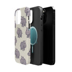 Cute Tiny Hippo Magnetic Impact-Resistant Phone Case