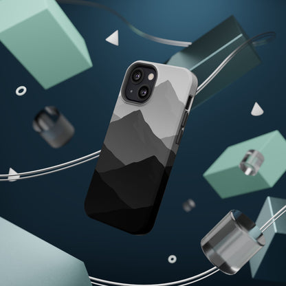 Monochrome Mountain Design iPhone Case | MagSafe  Shamo's