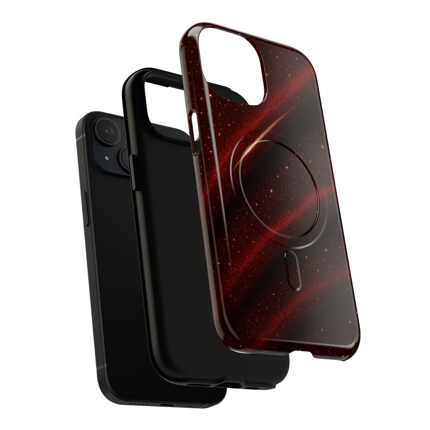 Red Nebula iPhone Case with MagSafe - Shamo's