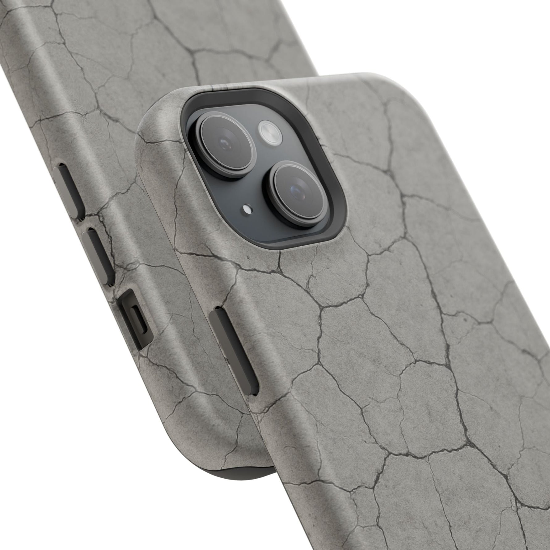 Cracked Concrete Texture iPhone Case with MagSafe compatibility  Shamo's