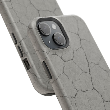 Cracked Concrete Texture iPhone Case with MagSafe compatibility  Shamo's