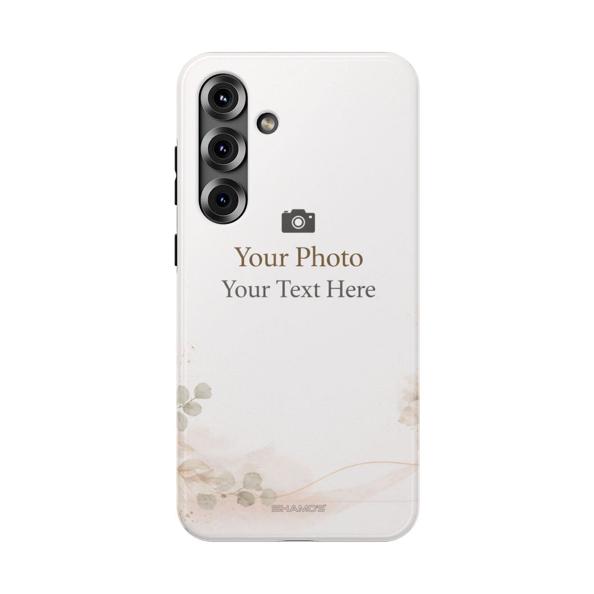 Personalizable Impact-Resistant Phone Case — Add Photo & Text