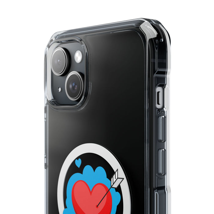 Magnetic Clear Phone Case | Compatible with MagSafe | Be Mine Love Edition